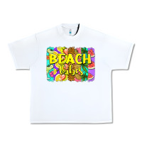White beach vibes summer brushstroke Urban Heavy Tee - Jasminsmagicworld