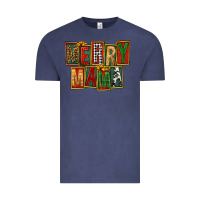 Vintage Denim merry mama Vintage Tee - FaDigitalArtStudio