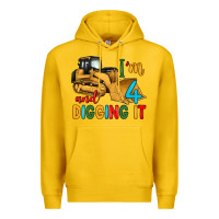 Lemon i'm 4 and digging it Premium Hoodie - Artiststas