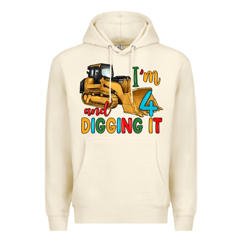 I'm 4 And Digging It Premium Hoodie by Artiststas | Teevron