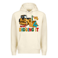 Sandshell i'm 4 and digging it Premium Hoodie - Artiststas
