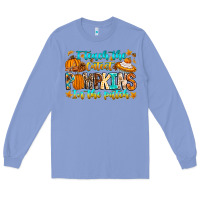 Colony Blue i teach the cutest pumpkins in the patch Long Sleeve Tee - CowhideDigitalArt