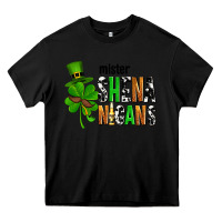 Black St. Patrick's Mister shenanigans Heavy Core Tee - OliviaCreatesArt