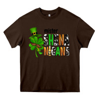 Chocolate Brown St. Patrick's Mister shenanigans Heavy Core Tee - OliviaCreatesArt