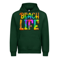 Forest Green beach life Urban Hoodie - Jasminsmagicworld