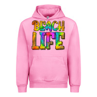 Fuchsia Pink beach life Urban Hoodie - Jasminsmagicworld