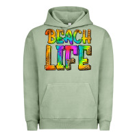 Pigment Oil Green beach life Urban Hoodie - Jasminsmagicworld