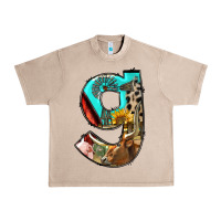 French Oak farm life alphabet lowercase letters g Urban Heavy Tee - BundleAndBundleShop