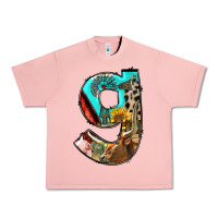 Salmon farm life alphabet lowercase letters g Urban Heavy Tee - BundleAndBundleShop