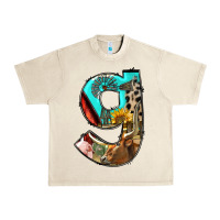 Farm Life Alphabet Lowercase Letters G Urban Heavy Tee | Teevron
