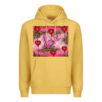Antique Gold valentine's day love Premium Hoodie - RanaPortraitStore