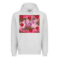 Dove Grey valentine's day love Premium Hoodie - RanaPortraitStore