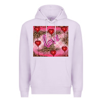 Lilac valentine's day love Premium Hoodie - RanaPortraitStore