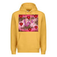 Mustard valentine's day love Premium Hoodie - RanaPortraitStore