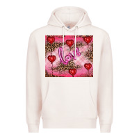Pale Pink valentine's day love Premium Hoodie - RanaPortraitStore