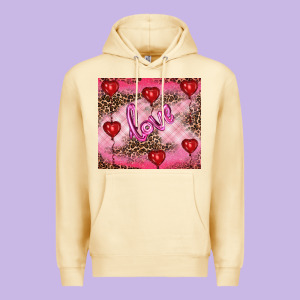 Valentine's Day Love Premium Hoodie Designed By Ranaportraitstore