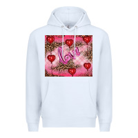 White valentine's day love Premium Hoodie - RanaPortraitStore