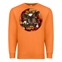 Carrot Christmas Baby Cow Premium Sweatshirt - RanaPortraitStore