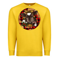 Lemon Christmas Baby Cow Premium Sweatshirt - RanaPortraitStore
