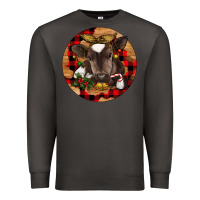 Smoke Christmas Baby Cow Premium Sweatshirt - RanaPortraitStore