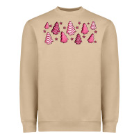 Mushroom pink christmas cakes Heavyweight Sweatshirt - Jasminsmagicworld