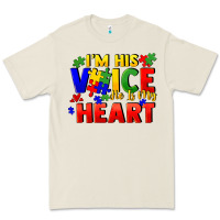Bone I'm his voice he is my heart Premium Tee - FaDigitalArtStudio