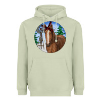 Matcha Horse Christmas Heavyweight Hoodie - RanaPortraitStore
