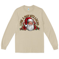 Mushroom i love a man with beard Long Sleeve Tee - CowhideDigitalArt