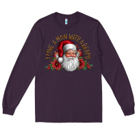Plum i love a man with beard Long Sleeve Tee - CowhideDigitalArt