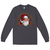 Smoke i love a man with beard Long Sleeve Tee - CowhideDigitalArt