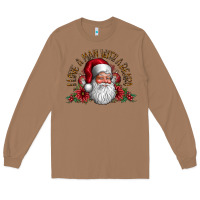 Toasted Coconut i love a man with beard Long Sleeve Tee - CowhideDigitalArt
