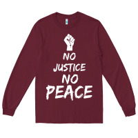 Burgundy resist liberal Long Sleeve Tee - DesigneFamous