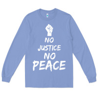 Colony Blue resist liberal Long Sleeve Tee - DesigneFamous
