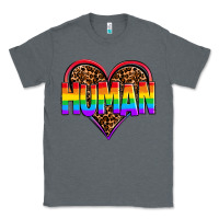 Charcoal Heather lgbt pride human Classic Tee - OliviaCreatesArt