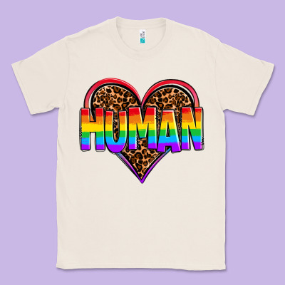 Lgbt Pride Human Classic Tee Designed By Oliviacreatesart