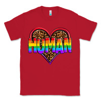 Red lgbt pride human Classic Tee - OliviaCreatesArt