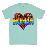 Seafoam lgbt pride human Classic Tee - OliviaCreatesArt