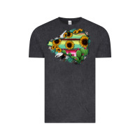 Vintage Black Colima State Of Mexico Map Vintage Tee - RanaPortraitStore