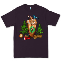 Plum camping cold drink frappe Premium Tee - FaDigitalArtStudio
