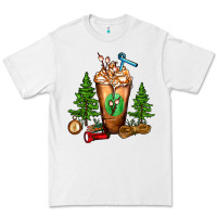 White camping cold drink frappe Premium Tee - FaDigitalArtStudio