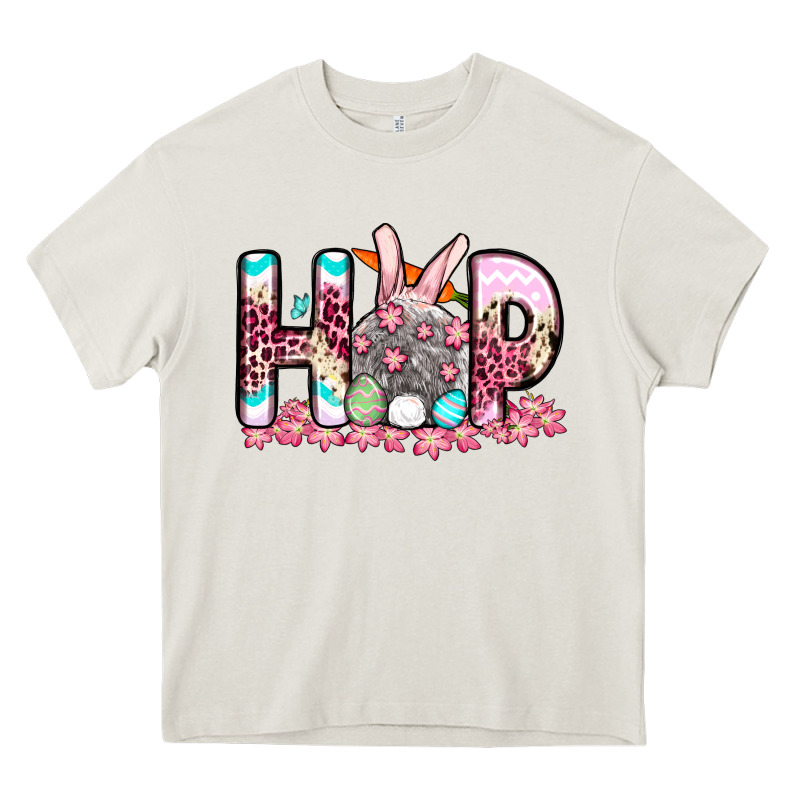 Easter Day Hop Bunny Heavy Core Tee by OliviaCreatesArt | Teevron