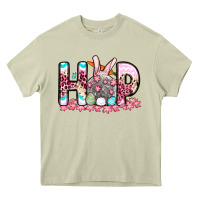 Mossy Easter Day Hop bunny Heavy Core Tee - OliviaCreatesArt