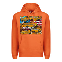 Carrot school bus American flag sunflower cowhide leopard Premium Hoodie - Artiststas