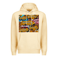 Pina Colada school bus American flag sunflower cowhide leopard Premium Hoodie - Artiststas