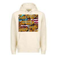 Tofu school bus American flag sunflower cowhide leopard Premium Hoodie - Artiststas