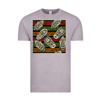 Vintage Zinc african mask seamless pattern Vintage Tee - BundleAndBundleShop
