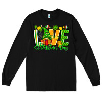 Black love st patricks day Long Sleeve Tee - CowhideDigitalArt