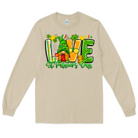 Mushroom love st patricks day Long Sleeve Tee - CowhideDigitalArt