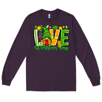 Plum love st patricks day Long Sleeve Tee - CowhideDigitalArt