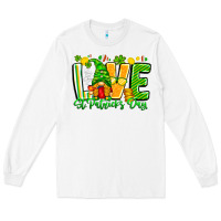 White love st patricks day Long Sleeve Tee - CowhideDigitalArt